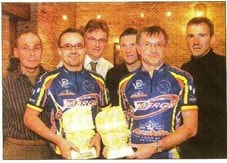 Kampioen C-ploeg (2004) met Eddy Blom (kampioen A-B)